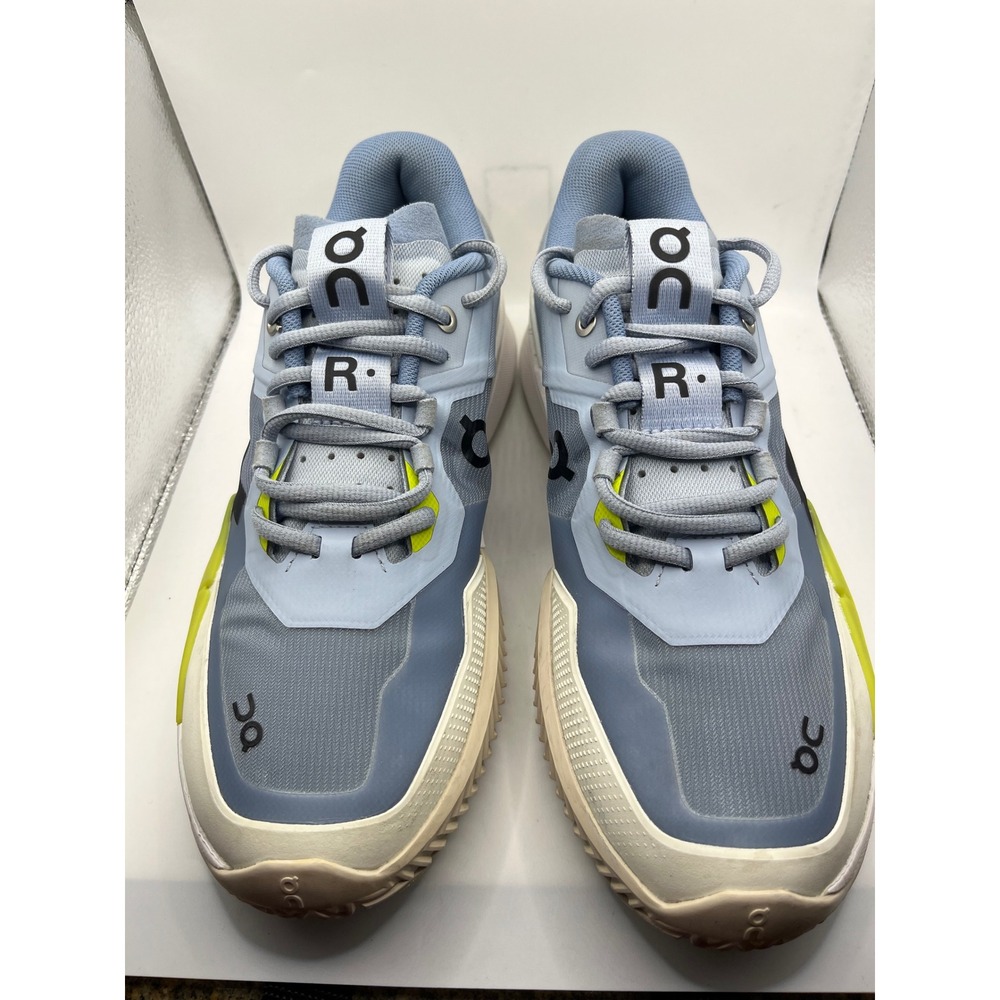 On Running THE ROGER Pro Tennis Shoes Ice Hay Blue Yellow Womens 9.5 3WE10831310